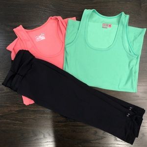 Under Armour Tanks + Pants Size Medium